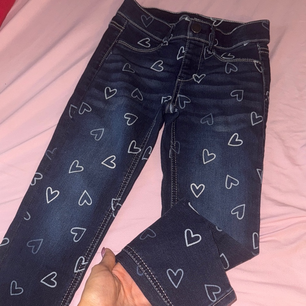 Girls wonder nation heart Jean jegging